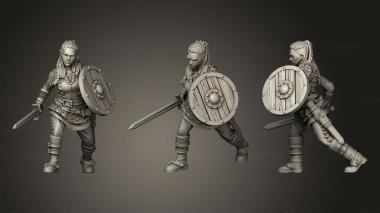 Military figurines Ladgerda 3d model